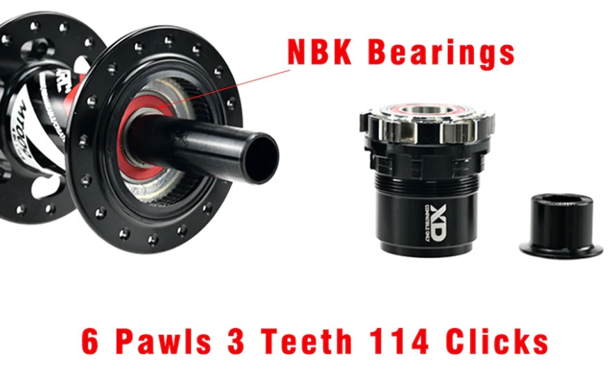 Maza ARC MT009 12x142 32H Nucleo XD – Harder Bike Store