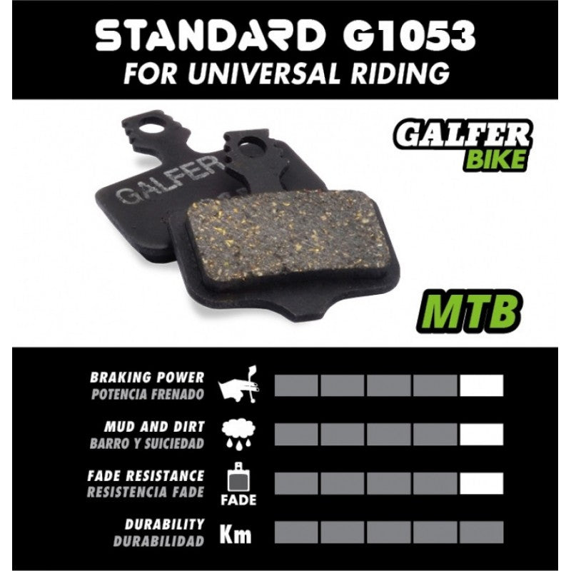 Pastiglie Freno Galfer Per E-Bike/Tektro HD-E725, HD-M735, HD-M745 - Modello FD426 G1652