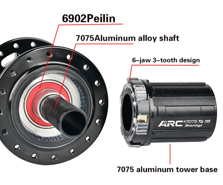 Maza ARC MT009 12x142 32H Nucleo HG – Harder Bike Store