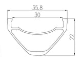 Llanta Alexrims TAU30 27.5" 32h