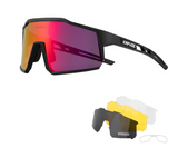 Lentes KAPVOE Speedcraft Negro/Rojo 4 Micas